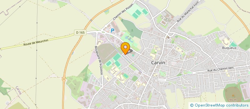 localisation de l'entreprise MADAME AMBRE LECLERCQ à CARVIN