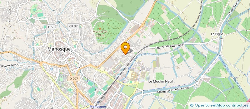 localisation de l'entreprise MADAME AMBRE LEGRAND à MANOSQUE