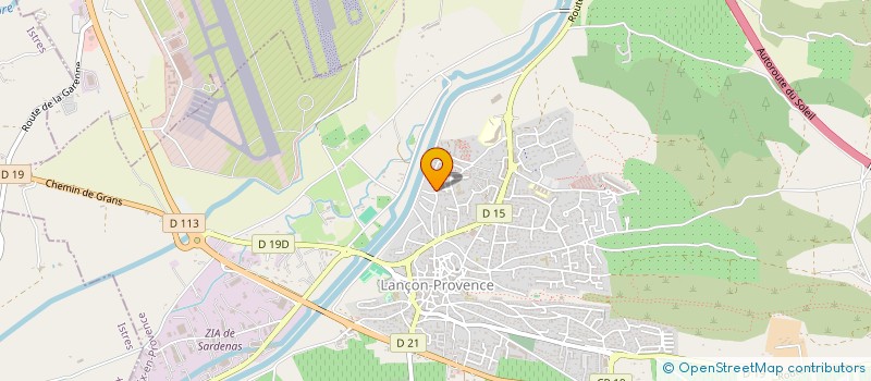 localisation de l'entreprise MADAME AMBRE LETTRAZ  LANCON-PROVENCE