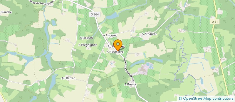 localisation de l'entreprise MADAME AMBRE LEVRAULT  CASTELNAU D'AUZAN LABARRERE