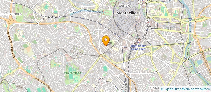 localisation de l'entreprise MADAME AMBRE LILOU DAVID à MONTPELLIER