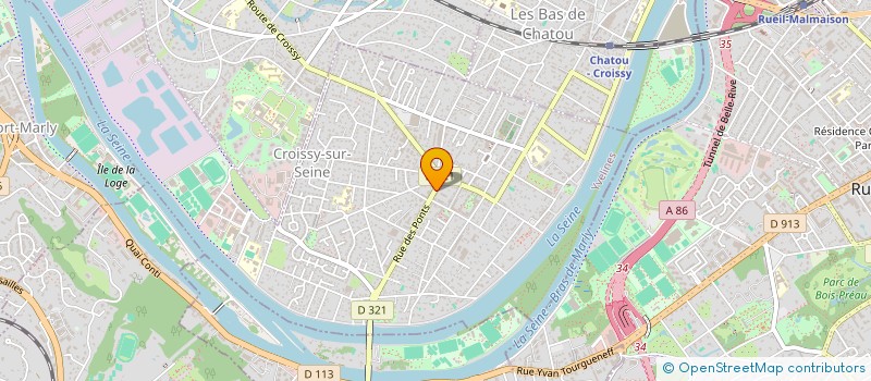 localisation de l'entreprise MADAME AMBRE LOKANGA  CROISSY-SUR-SEINE