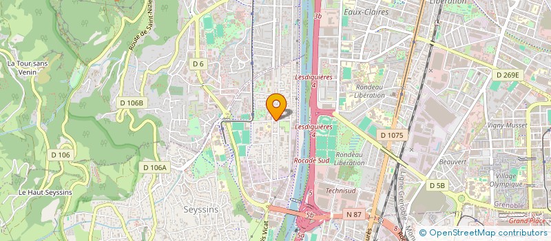 localisation de l'entreprise MADAME AMBRE MARCENAT--PRINCE à SEYSSINS