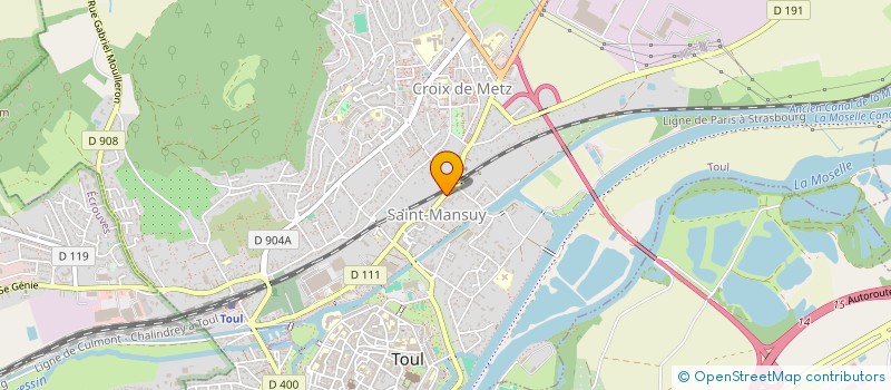 localisation de l'entreprise MADAME AMBRE MASSON à TOUL