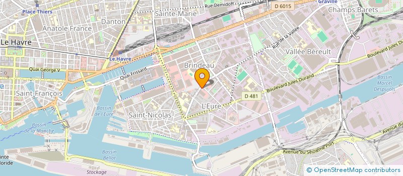 localisation de l'entreprise MADAME AMBRE MICHEL  LE HAVRE