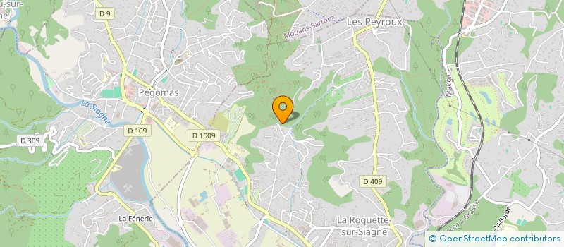 localisation de l'entreprise MADAME AMBRE MILAZZO à LA ROQUETTE-SUR-SIAGNE
