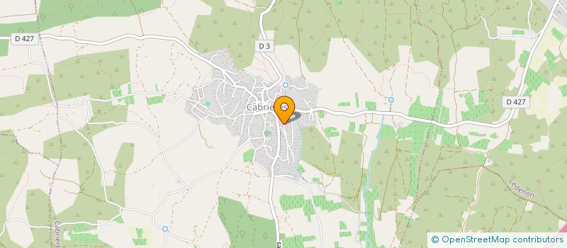 localisation de l'entreprise MADAME AMBRE MONTAGUT  CABRIERES