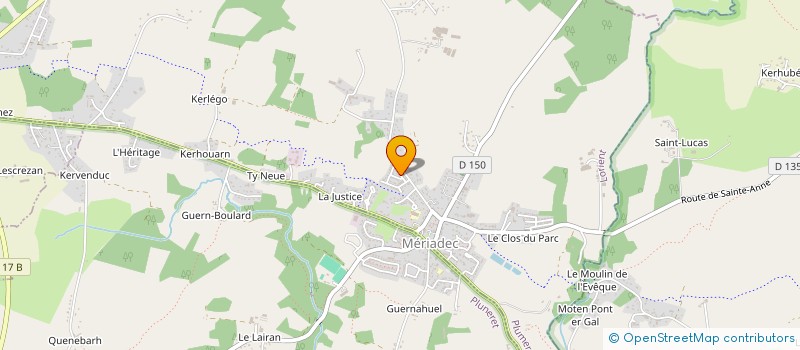 localisation de l'entreprise MADAME AMBRE MOREAU  PLUMERGAT