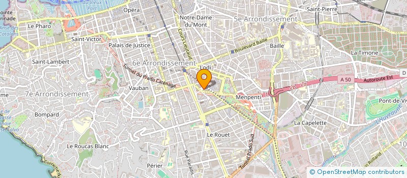 localisation de l'entreprise MADAME AMBRE PERRILLAT AMEDE à MARSEILLE