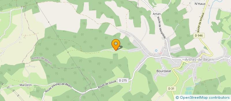 localisation de l'entreprise MADAME AMBRE PERSIN  ARTHEZ-DE-BEARN