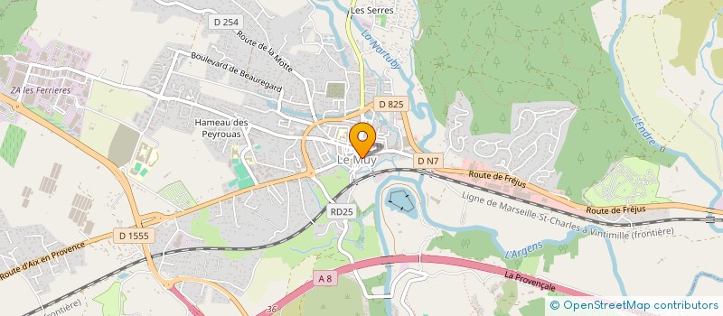 localisation de l'entreprise MADAME AMBRE PINVILLE  LE MUY