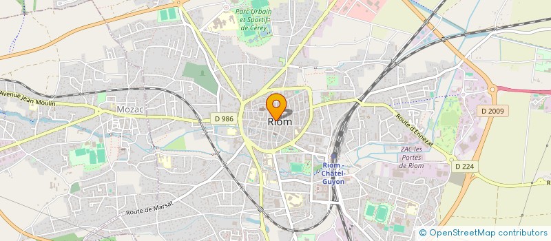 localisation de l'entreprise MADAME AMBRE POULAIN-SERVOL  RIOM