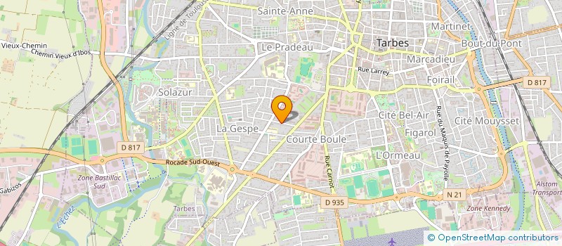localisation de l'entreprise MADAME AMBRE RABOT à TARBES