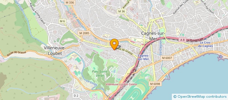 localisation de l'entreprise MADAME AMBRE RAIOLA à CAGNES-SUR-MER