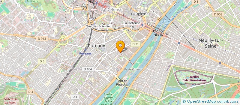 localisation de l'entreprise MADAME AMBRE ROUX DE LUZE  PUTEAUX