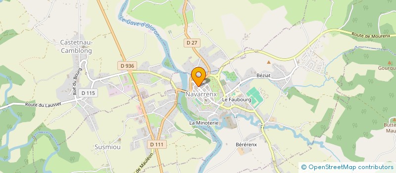 localisation de l'entreprise MADAME AMBRE SANREY  NAVARRENX