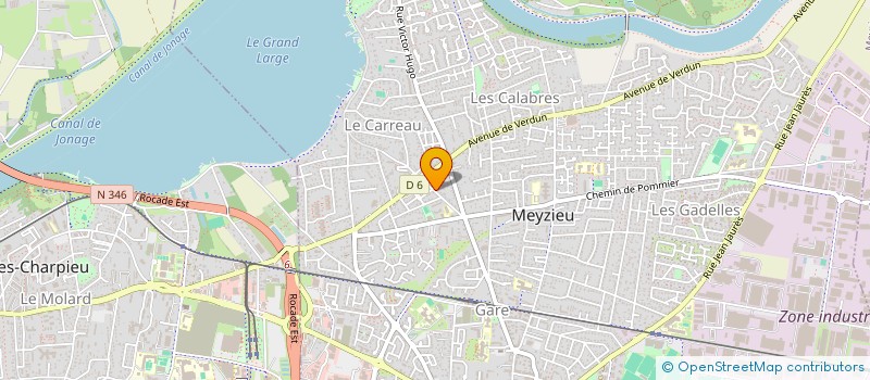 localisation de l'entreprise MADAME AMBRE SAUVAGE  MEYZIEU