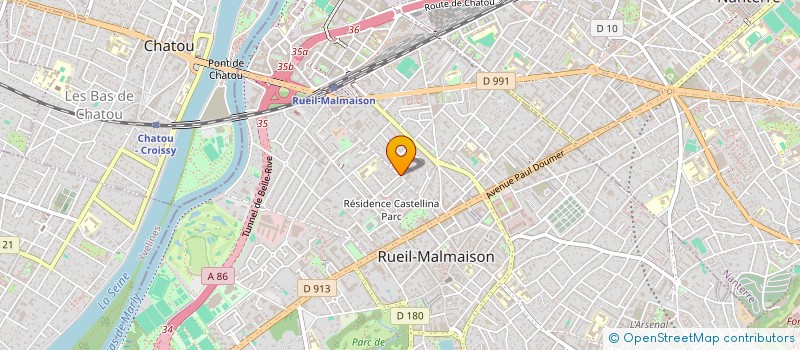 localisation de l'entreprise MADAME AMBRE SAVAGNAC à RUEIL-MALMAISON