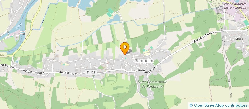 localisation de l'entreprise MADAME AMBRE SCANU  PONTPOINT