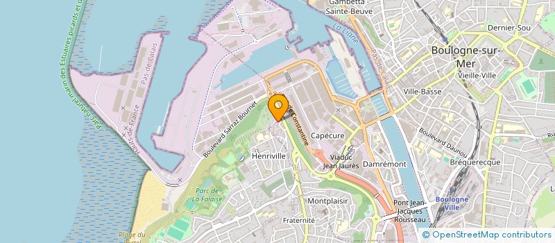 localisation de l'entreprise MADAME AMBRE SENTERRE  LE TOUQUET-PARIS-PLAGE