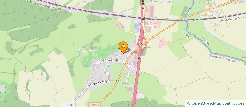 localisation de l'entreprise MADAME AMBRE SMARA  LESMENILS