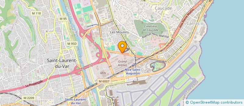 localisation de l'entreprise MADAME AMBRE-SOA ROIRAND  NICE