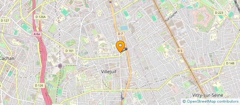 localisation de l'entreprise MADAME AMBRE TELLIER  VILLEJUIF