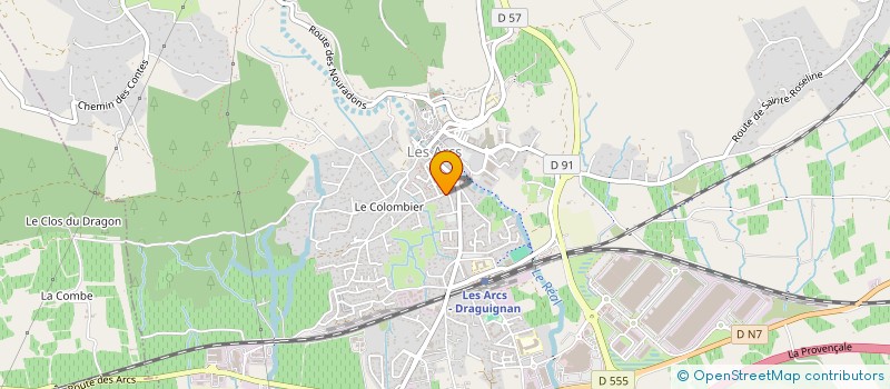 localisation de l'entreprise MADAME AMBRE TODDE  LES ARCS