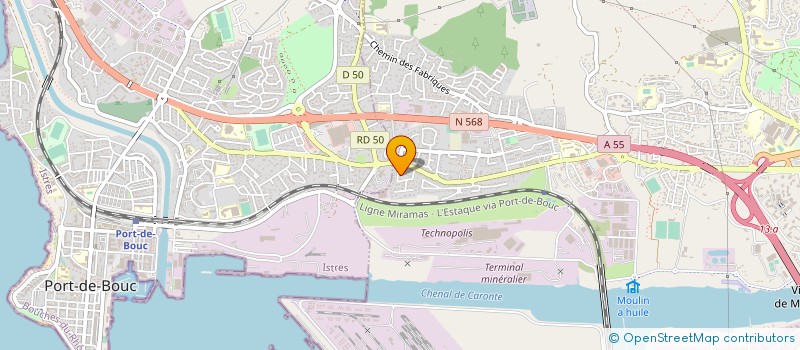 localisation de l'entreprise MADAME AMBRE ULTET à MARTIGUES