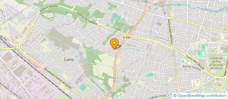 localisation de l'entreprise MADAME AMBRE VALLES  BILLERE