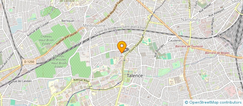 localisation de l'entreprise MADAME AMBRE VAYSSIERE à TALENCE