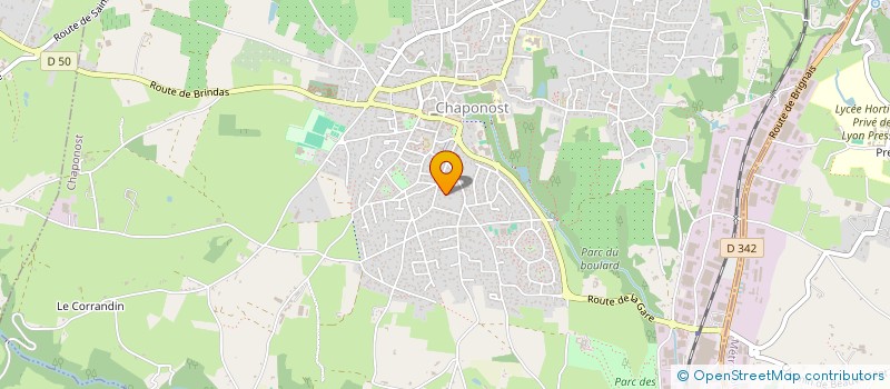 localisation de l'entreprise MADAME AMBRE VENDENDRIESSCHE  CHAPONOST