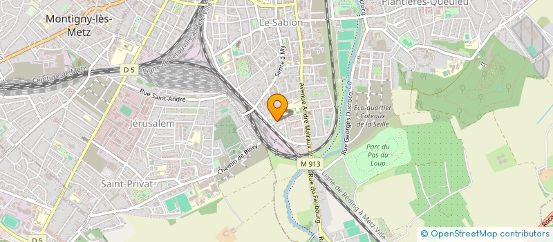 localisation de l'entreprise MADAME AMBRE-VICTORINE HENRY  METZ