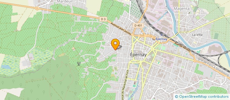 localisation de l'entreprise MADAME AMBRE VILNET à EPERNAY