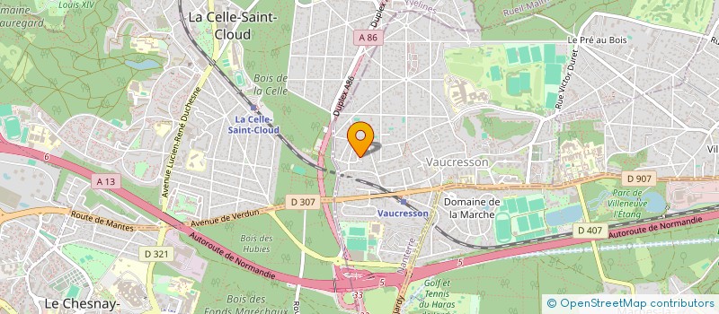 localisation de l'entreprise MADAME AMBRE VIRONDAUD  VAUCRESSON