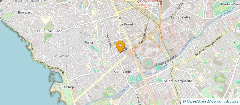 localisation de l'entreprise MADAME AMBRE VOURCH à MARSEILLE