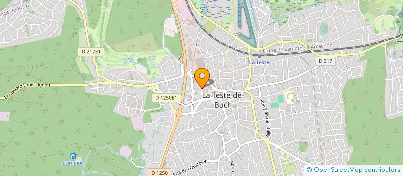 localisation de l'entreprise MADAME AMBRE ZAOUIT à LA TESTE-DE-BUCH