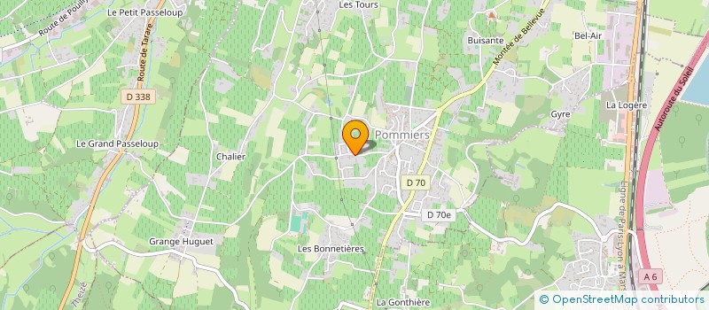 localisation de l'entreprise MADAME AMBRINE BACHA  POMMIERS