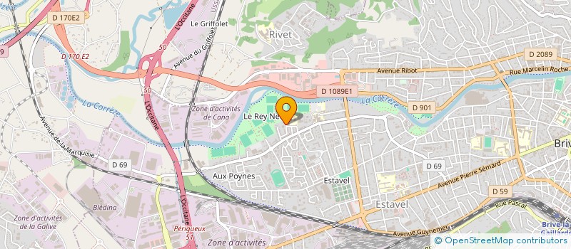 localisation de l'entreprise MADAME AMBRINE EL AYOUNI à BRIVE-LA-GAILLARDE