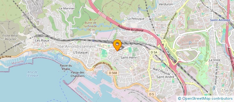 localisation de l'entreprise MADAME AMBRINE GRICHE à MARSEILLE