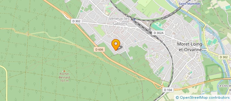 localisation de l'entreprise MADAME AMBRINE SEGURET  MORET-LOING-ET-ORVANNE