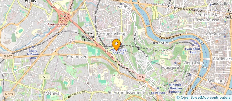 localisation de l'entreprise MADAME AMEBOE ASSOGBAVI  LYON