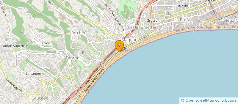 localisation de l'entreprise MADAME AMEL ABADLI à NICE