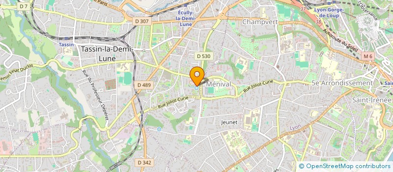 localisation de l'entreprise MADAME AMEL ABBES  TASSIN-LA-DEMI-LUNE