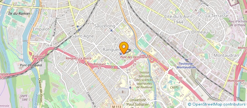 localisation de l'entreprise MADAME AMEL ACHOUR à TOULOUSE