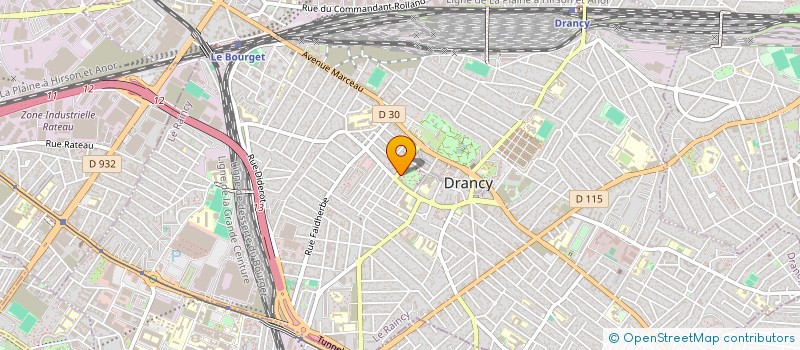 localisation de l'entreprise MADAME AMEL AISSAOUA à DRANCY