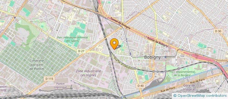 localisation de l'entreprise MADAME AMEL AMAJRISS  BOBIGNY