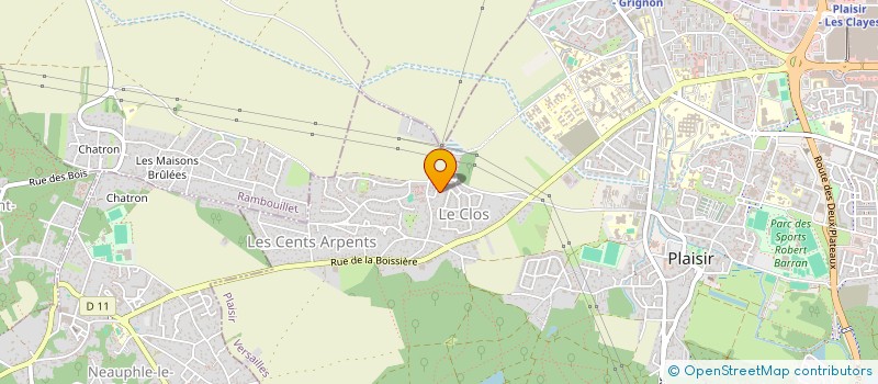 localisation de l'entreprise MADAME AMEL AMAOUCH  PLAISIR