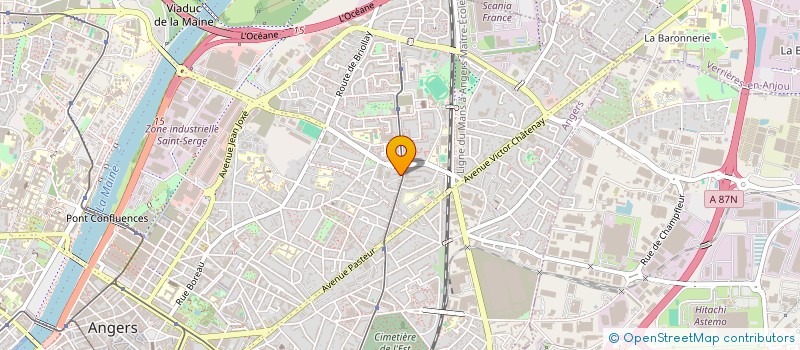 localisation de l'entreprise MADAME AMEL AMEUR à ANGERS