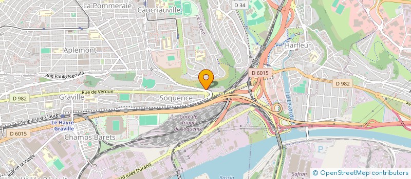 localisation de l'entreprise MADAME AMEL AMMARI  LE HAVRE